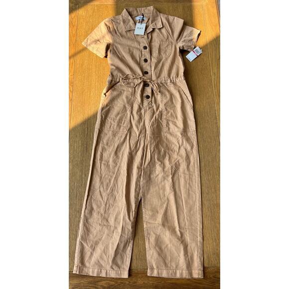 OAT New York Jumpsuit XS New With Tags Tan - Picture 6 of 7